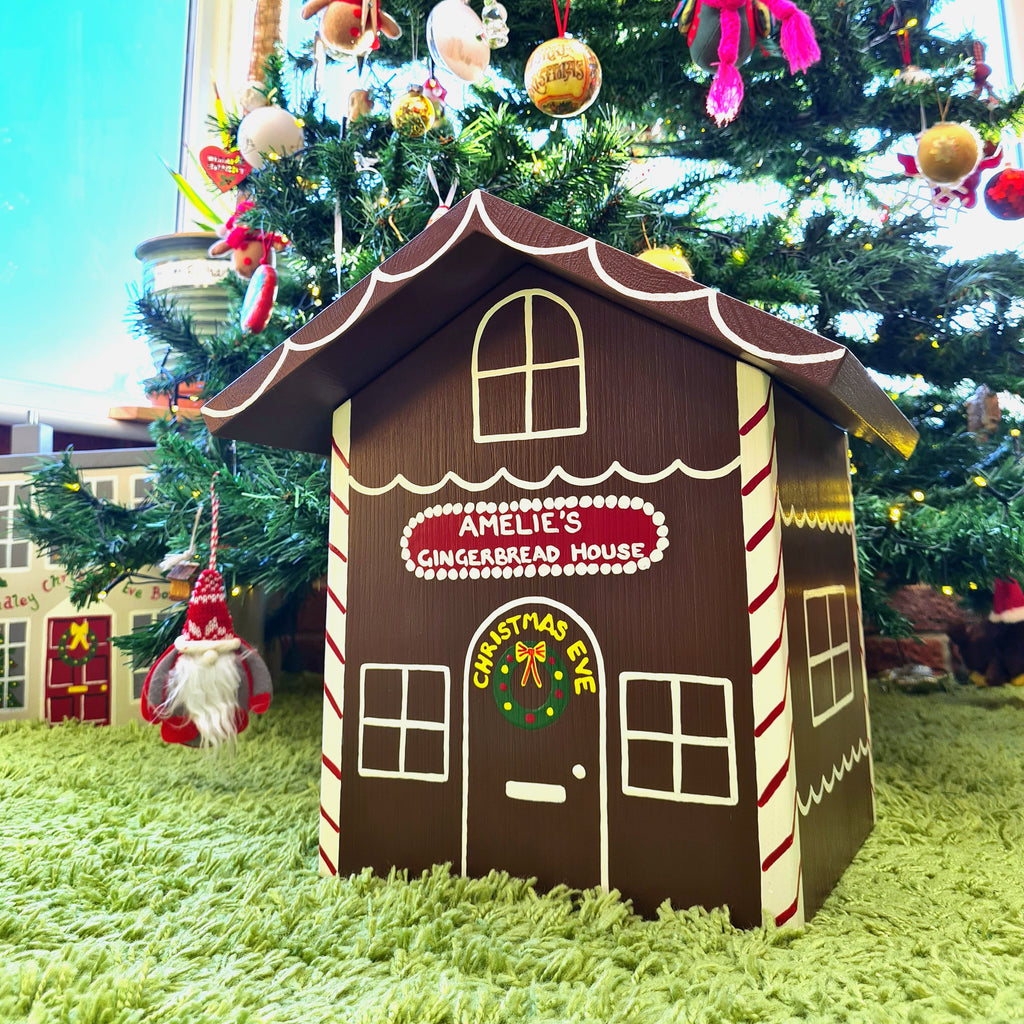 Gingerbread House Wooden Christmas Eve Box