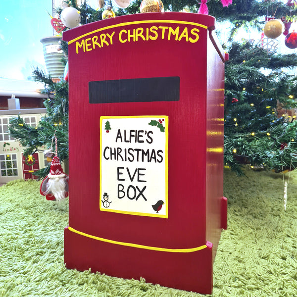 Post Box Wooden Christmas Eve Box
