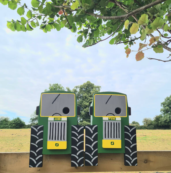 Personalised Tractor Bird Box