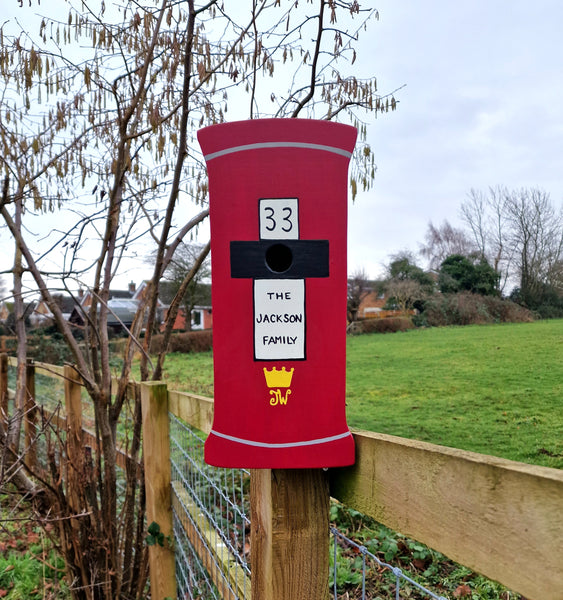 Personalised Post Box Bird Box