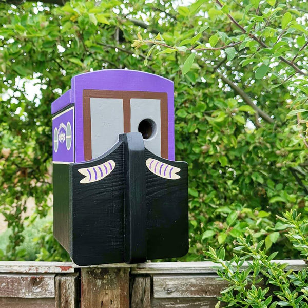 Personalised Narrowboat Canal Boat Bird Box - Lindleywood