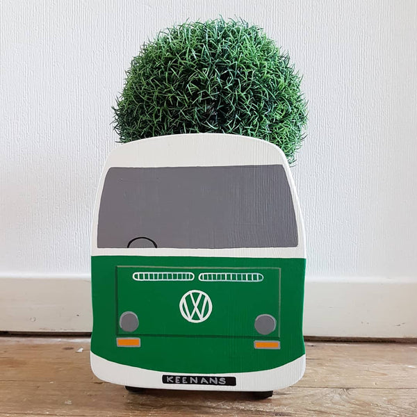 Personalised Bay Campervan Mini Planter - Lindleywood