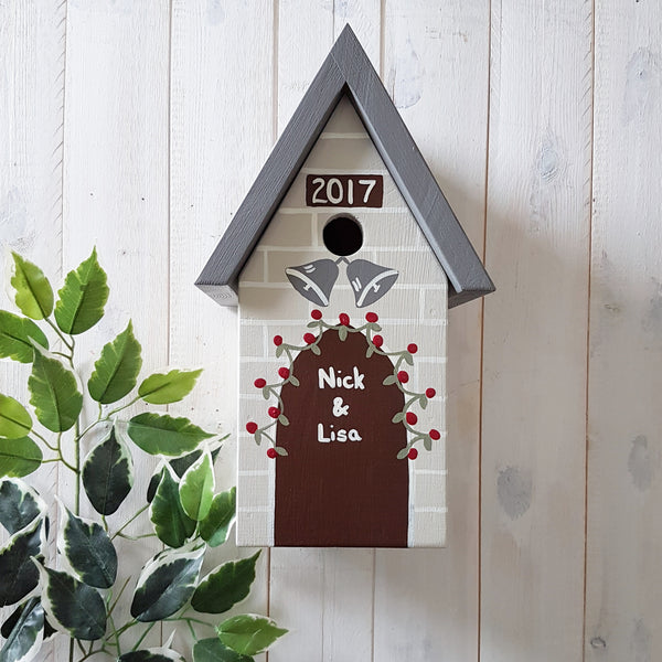 Personalised Wedding Bird Box - Lindleywood