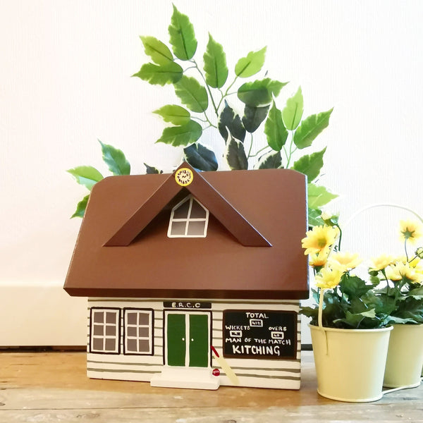 Personalised Cricket Pavilion Keepsake Box - Lindleywood