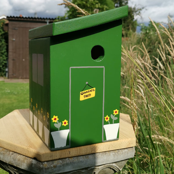 Personalised Garden Shed Bird Box