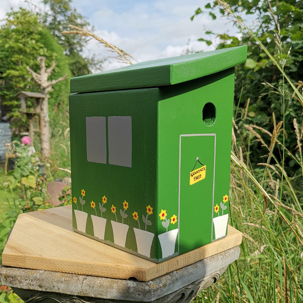 Personalised Garden Shed Bird Box