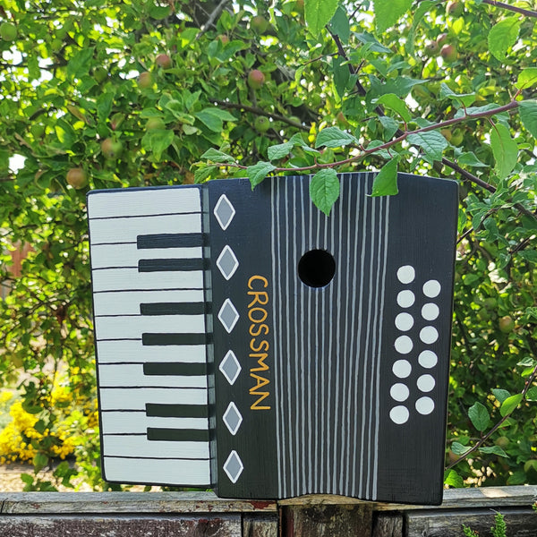 Personalised Accordion Bird Box - Lindleywood