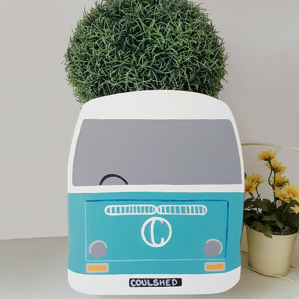 Personalised Bay Campervan Mini Planter - Lindleywood