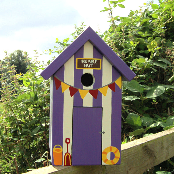 Personalised Beach Hut Bird Box - Lindleywood