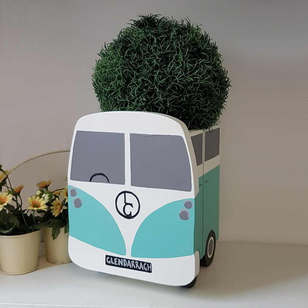 campervan plant pot Campervan Split Screen Plant Holder - Fun Plant Pot