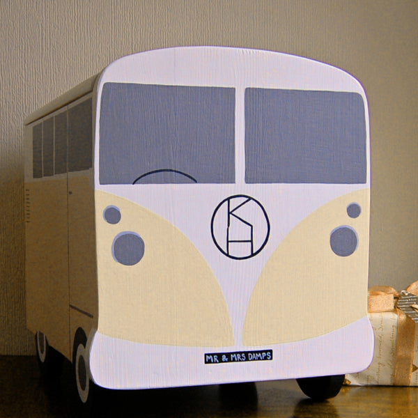 Campervan Personalised Wedding Post Box - Lindleywood