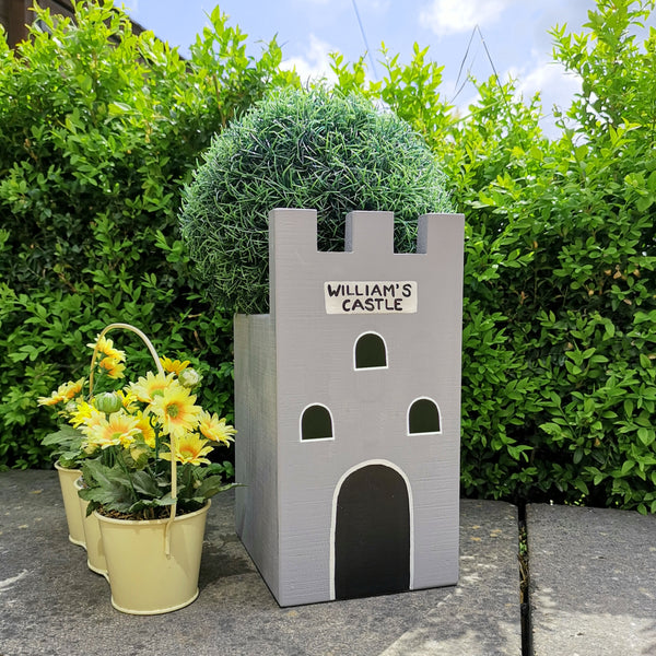 Personalised Castle Mini Planter - Lindleywood