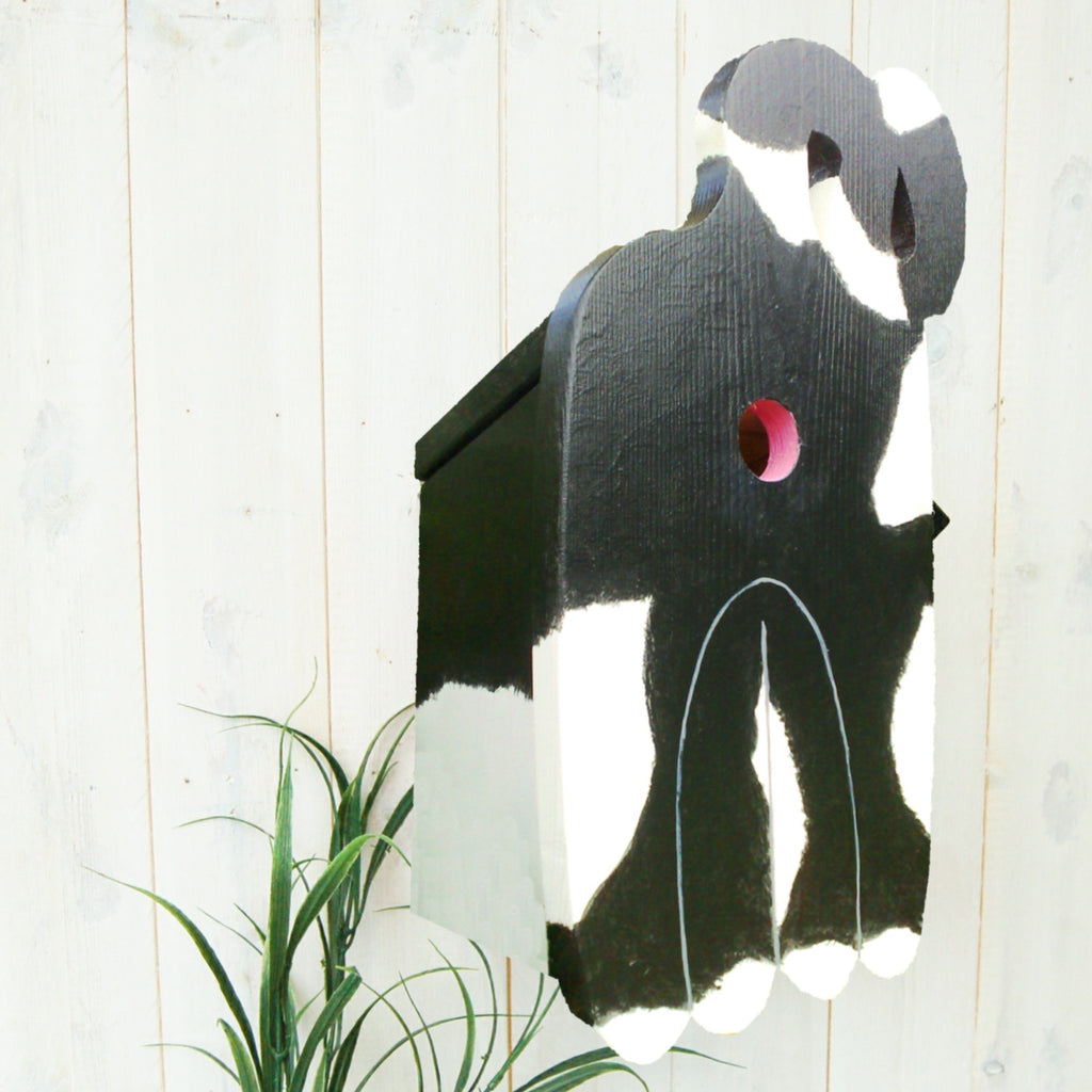 Handcrafted Cat's Bottom Bird Box Quirky Cat Gift Humorous Gift Lindleywood