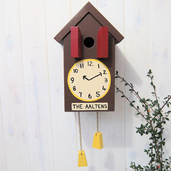 Personalised Cuckoo Clock Bird Box - Lindleywood