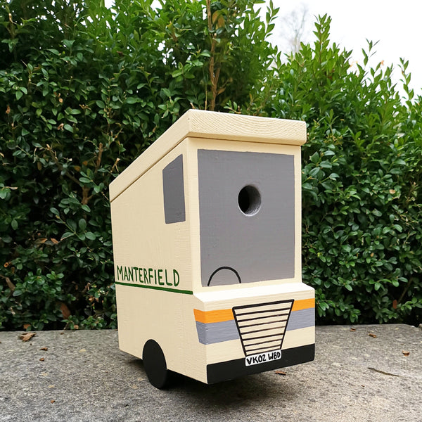 Personalised Delivery Van Bird Box - Lindleywood
