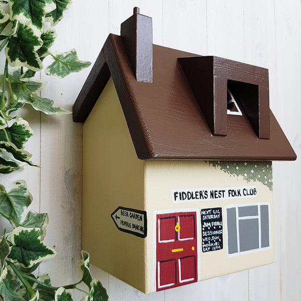 Personalised Folk Club Bird Box - Lindleywood