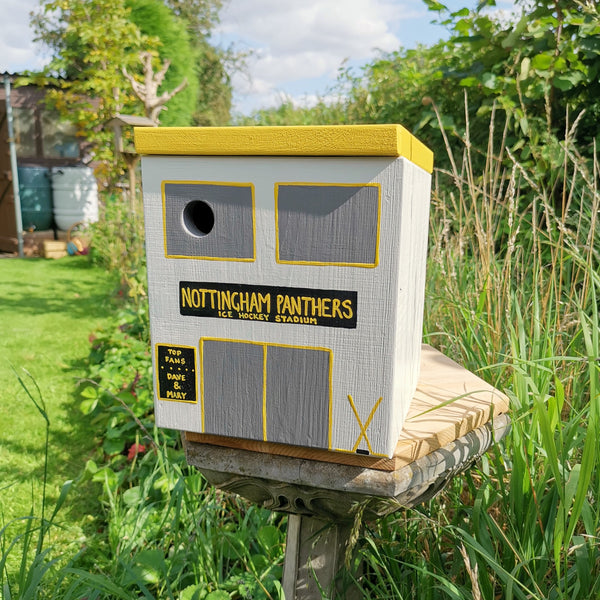 Personalised Ice Hockey Stadium Bird Box - Lindleywood