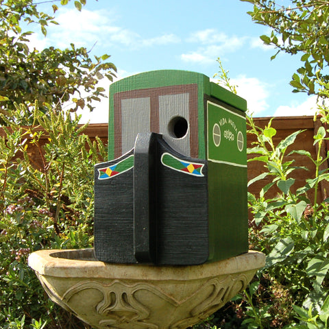 Personalised Narrowboat Canal Boat Bird Box - Lindleywood