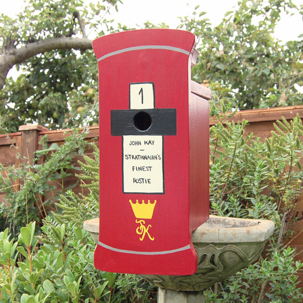 Personalised Post Box Bird Box - Lindleywood