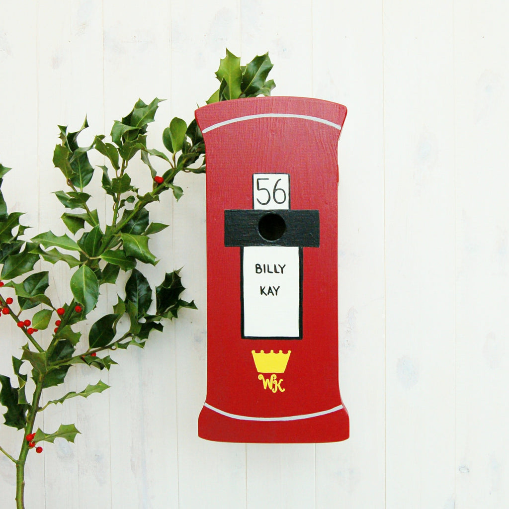 Personalised Post Box Bird Box - Birthday Gift - Retirement Gift ...