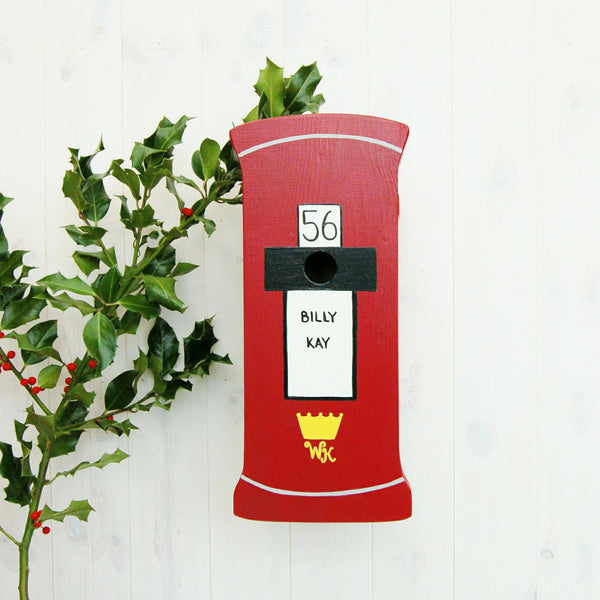 Personalised Post Box Bird Box - Lindleywood