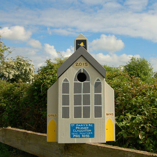 Personalised School Bird Box - Lindleywood