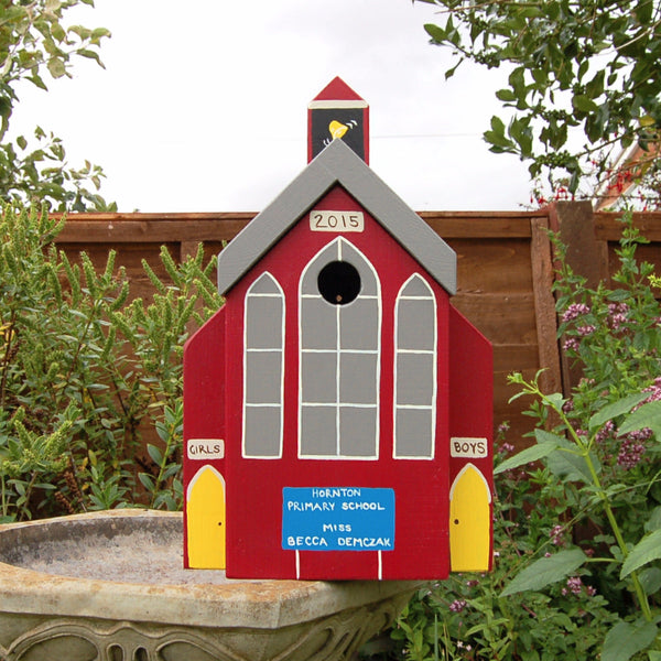 Personalised School Bird Box - Lindleywood