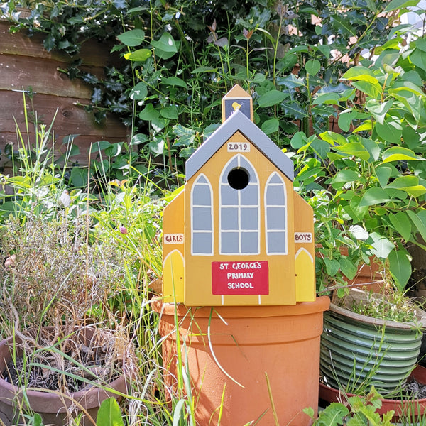 Personalised School Bird Box - Lindleywood