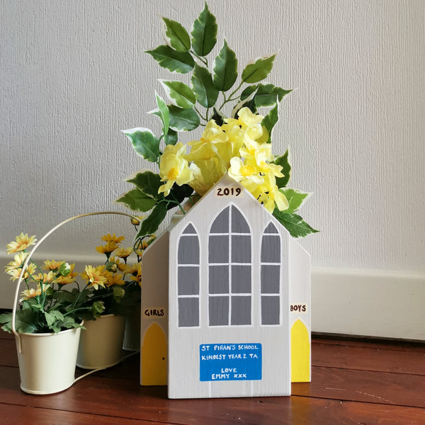 Personalised School Mini Planter - Lindleywood