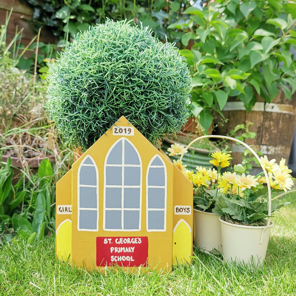 Personalised School Mini Planter - Lindleywood