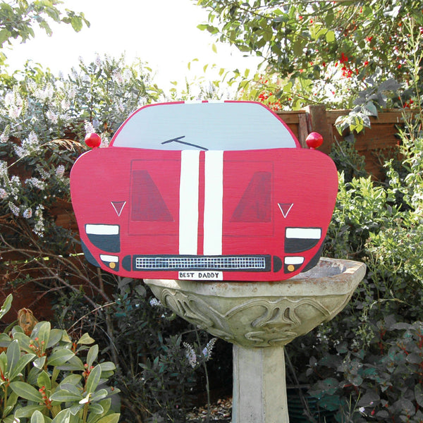 Personalised Sports Car Bird Box - Lindleywood