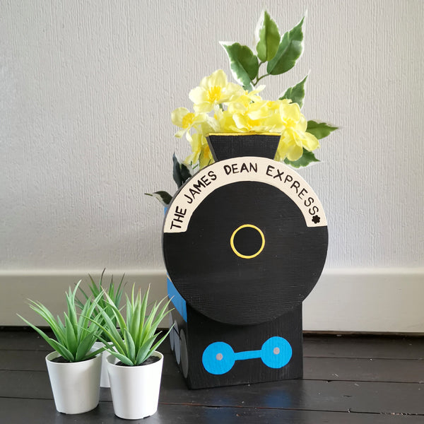 Personalised Steam Train Mini Planter - Lindleywood