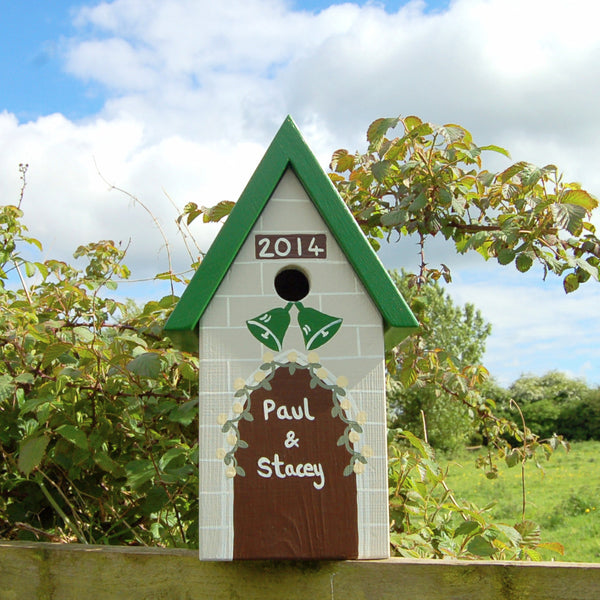 Personalised Wedding Bird Box - Lindleywood