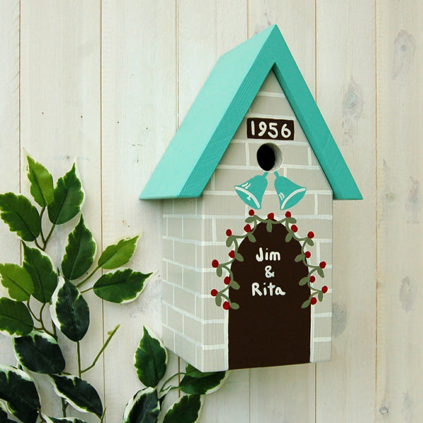 Personalised Wedding Bird Box - Lindleywood