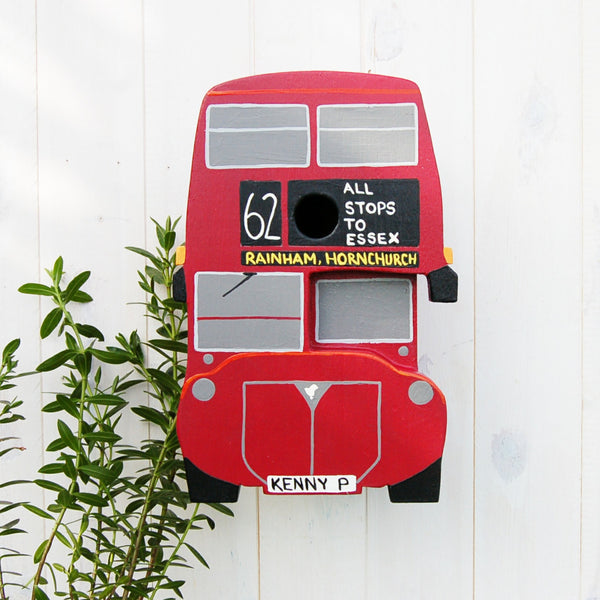 Personalised Bus Bird Box - Lindleywood