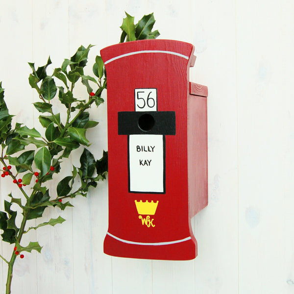 Personalised Post Box Bird Box - Lindleywood