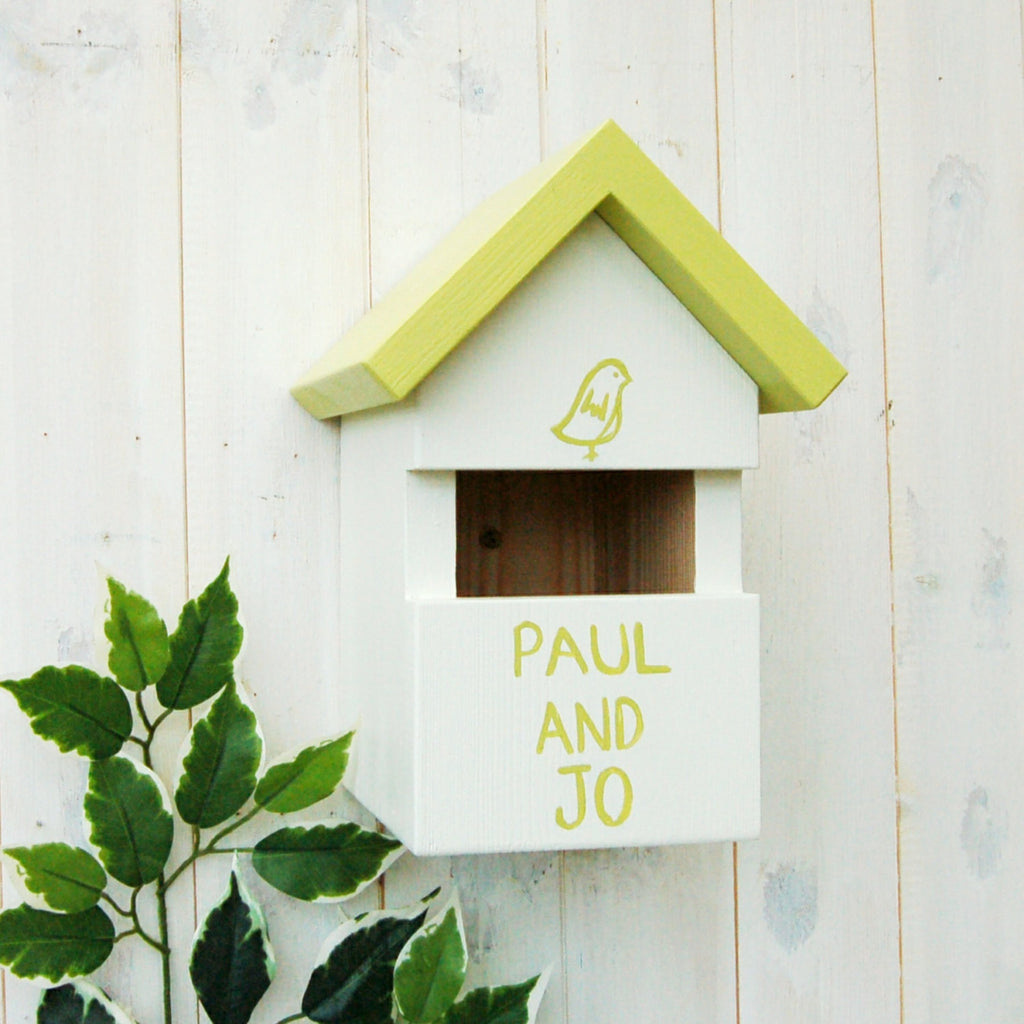 Personalised Robin Bird Box - Lindleywood