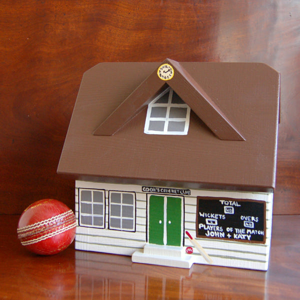 Personalised Cricket Pavilion Keepsake Box - Lindleywood