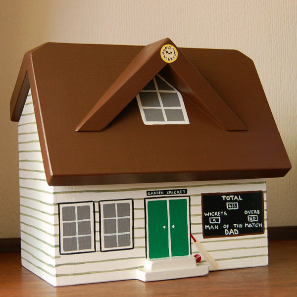 Personalised Cricket Pavilion Keepsake Box - Lindleywood