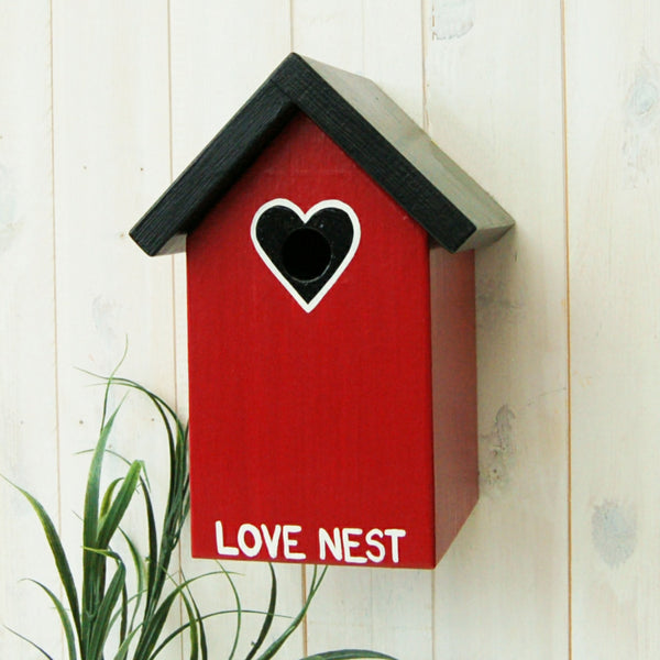 Personalised Love Heart Bird Box - Lindleywood