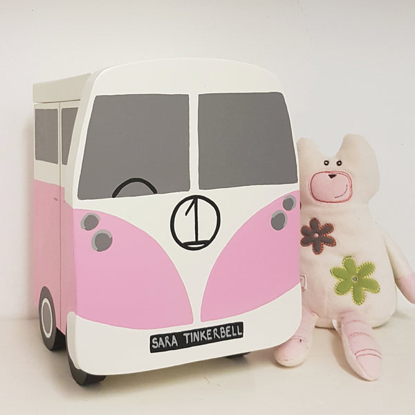 Personalised Campervan Split Screen Keepsake Box - Lindleywood