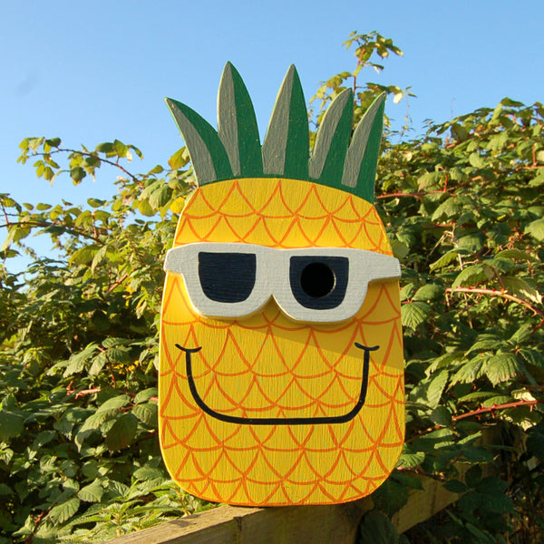 Handcrafted Pineapple Bird Box - Lindleywood