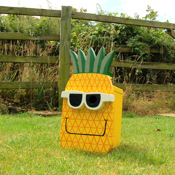 Handcrafted Pineapple Bird Box - Lindleywood