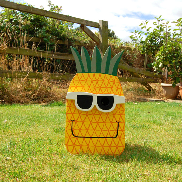 Handcrafted Pineapple Bird Box - Lindleywood