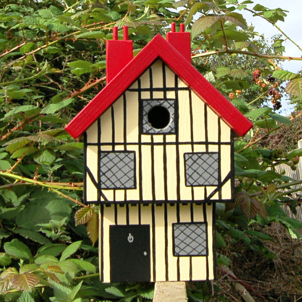 Personalised Tudor House Bird Box - Lindleywood