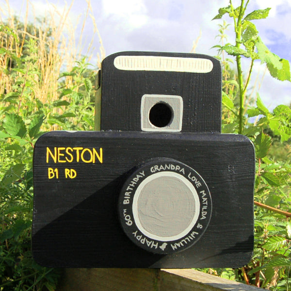 Personalised Camera Bird Box - Lindleywood