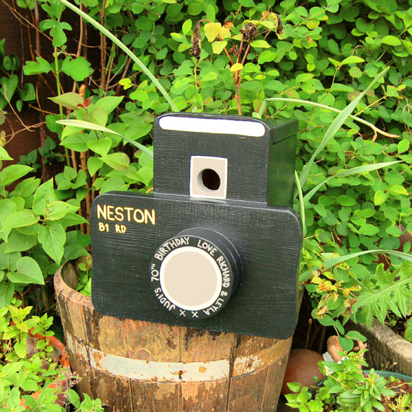 Personalised Camera Bird Box - Lindleywood