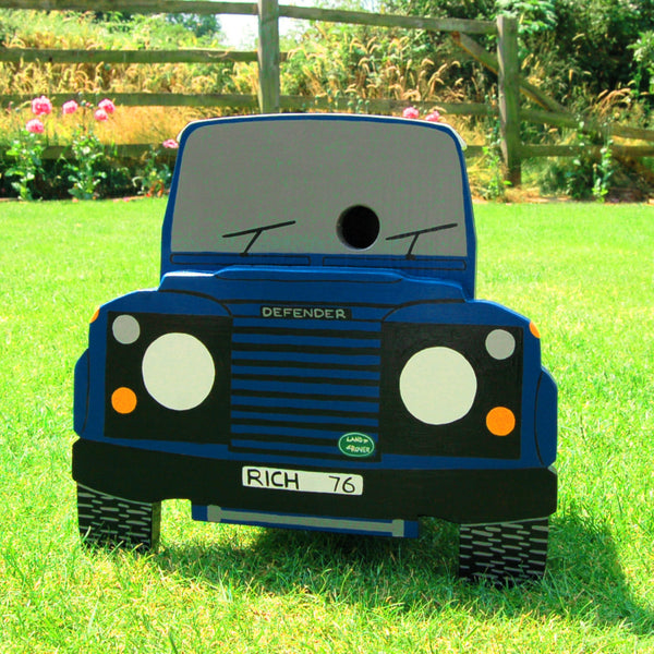 Personalised 4 Wheel Drive Bird Box - Lindleywood