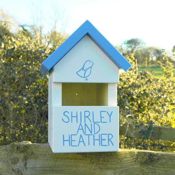 Personalised Robin Bird Box - Lindleywood