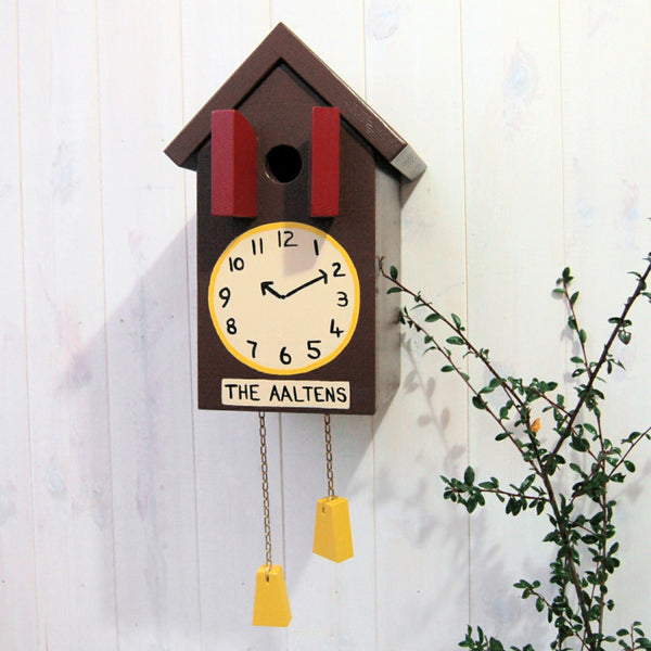 Personalised Cuckoo Clock Bird Box - Lindleywood